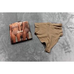 Skims Large Clay Seamless Sculpt Mid Waist Thong PN-THG-3358